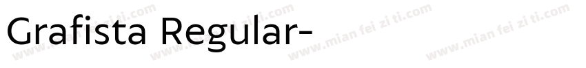 Grafista Regular字体转换